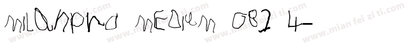 MILanPro MEDIUM GB1 4字体转换